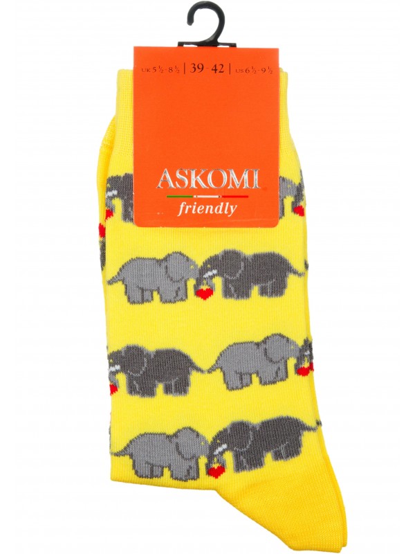 Носки со слонами