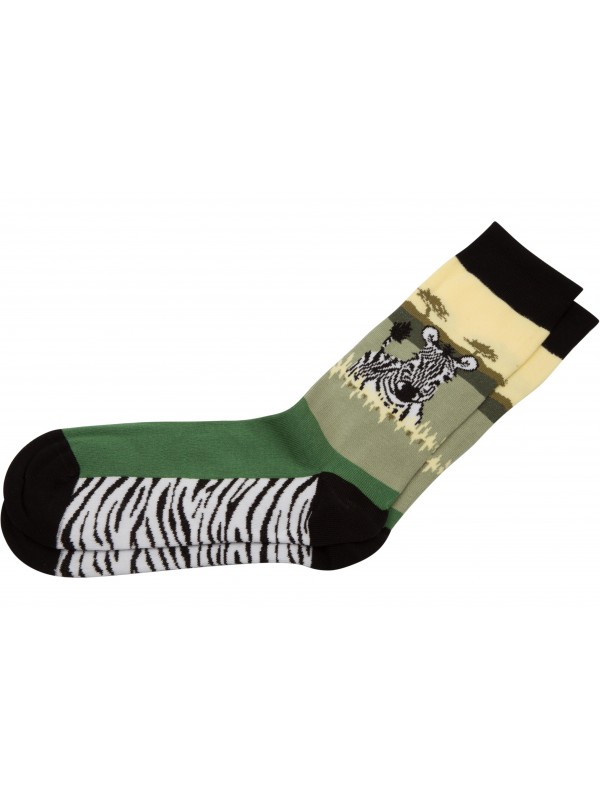 Носки с зеброй