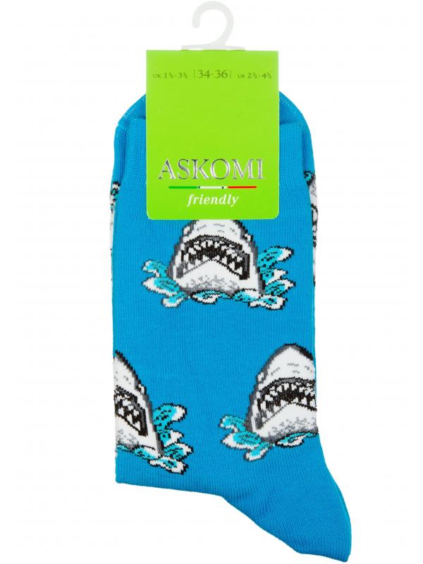 детские носки с акулами
