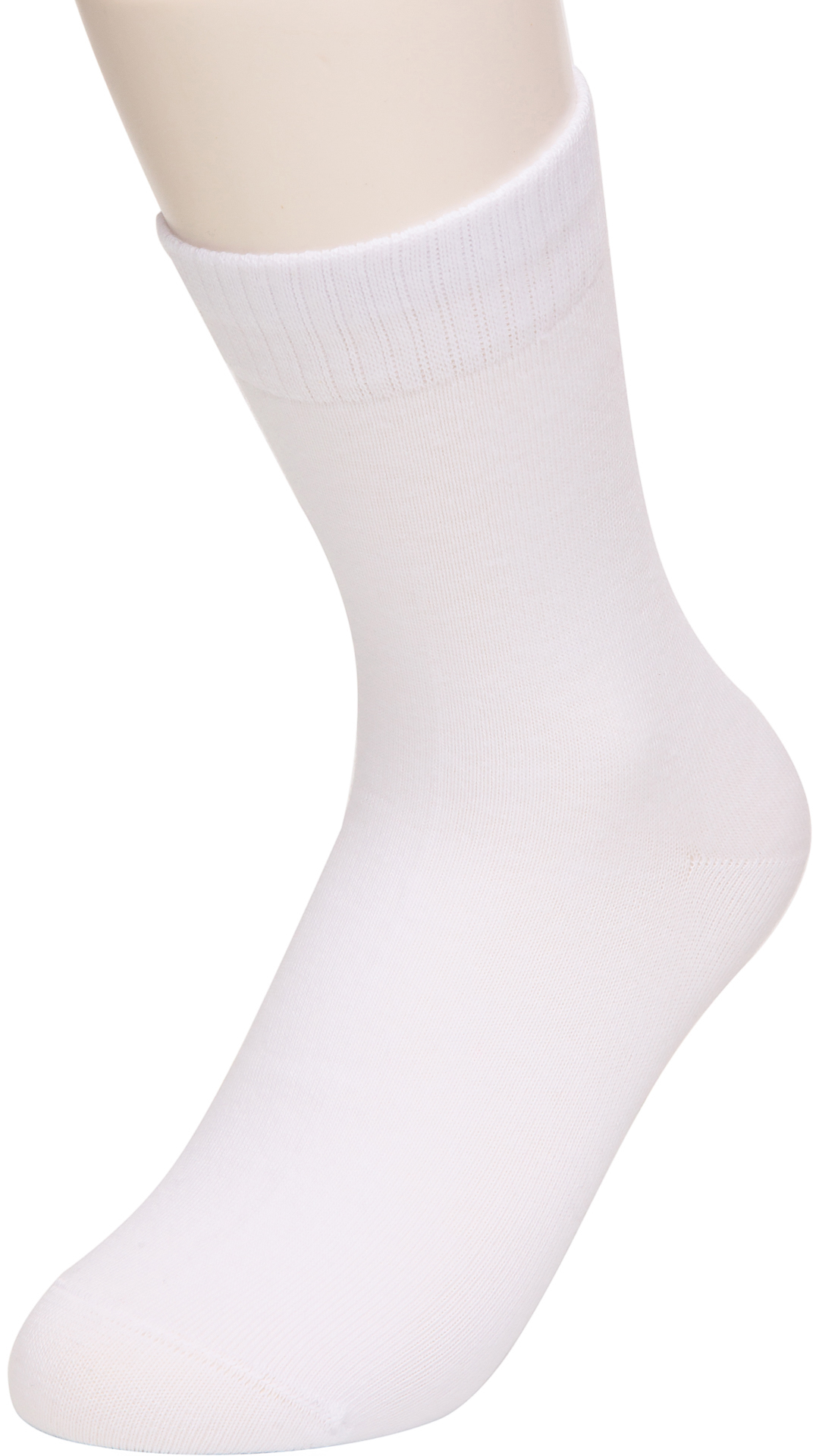 белые однотонные детские носки