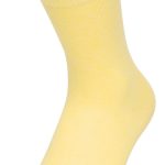 желтые однотонные меланжевые детские носки